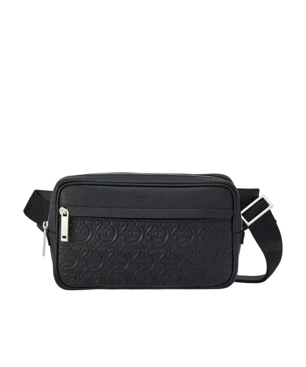 Salvatore Ferragamo Gancini Embossed Belt Bag