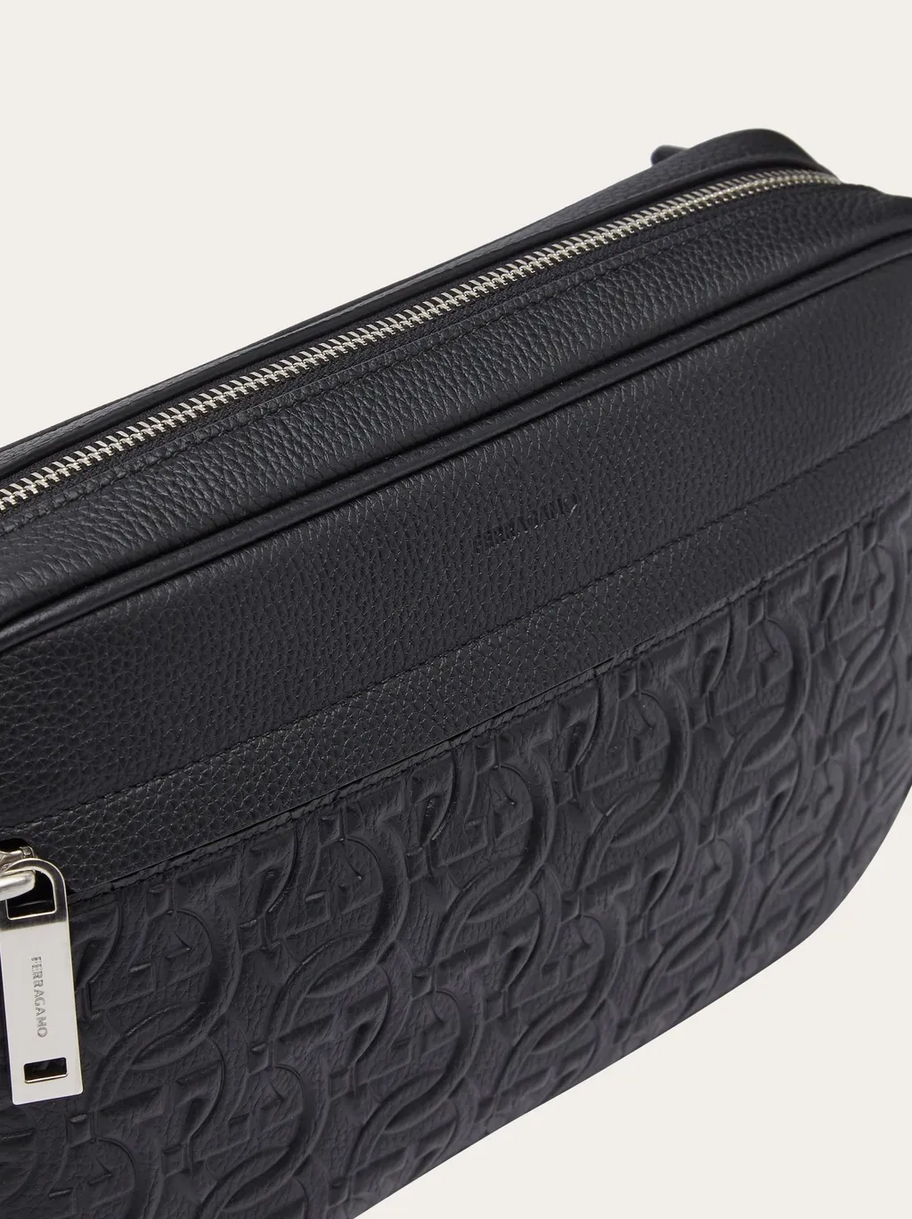 Salvatore Ferragamo Gancini Embossed Belt Bag