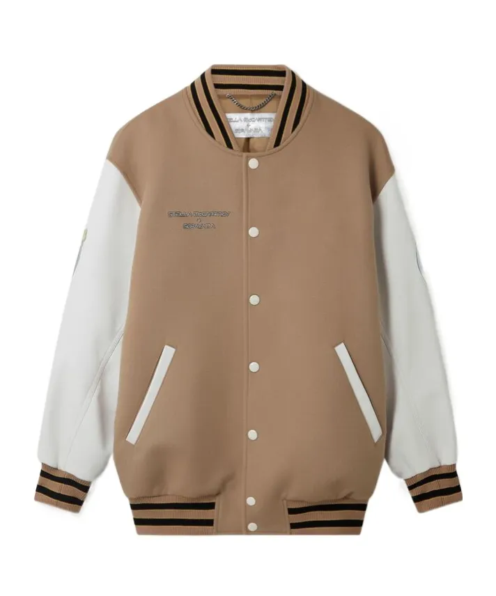 Pattern Baseball Jacket