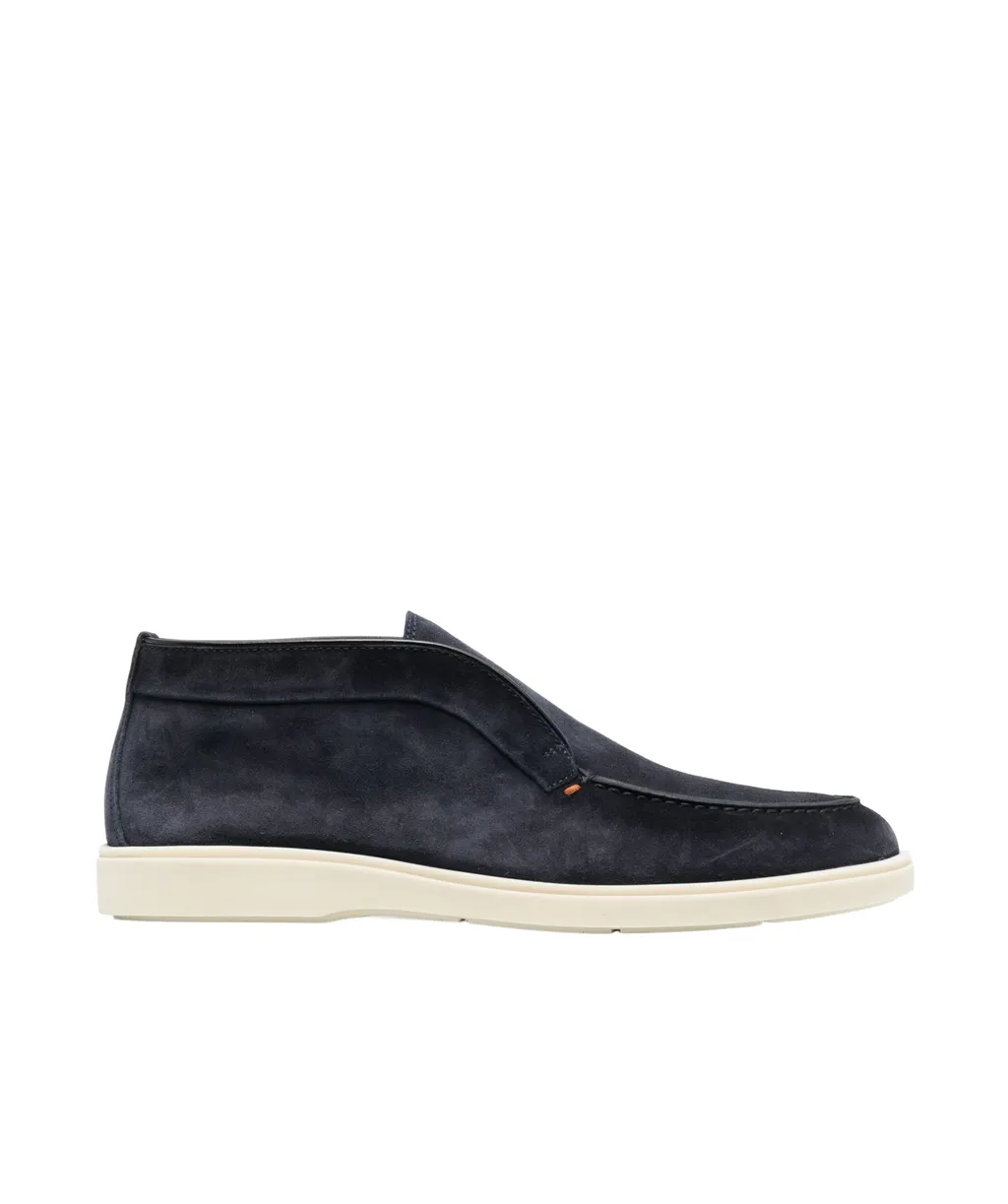 The Same Color Sewing Loafer Shoes
