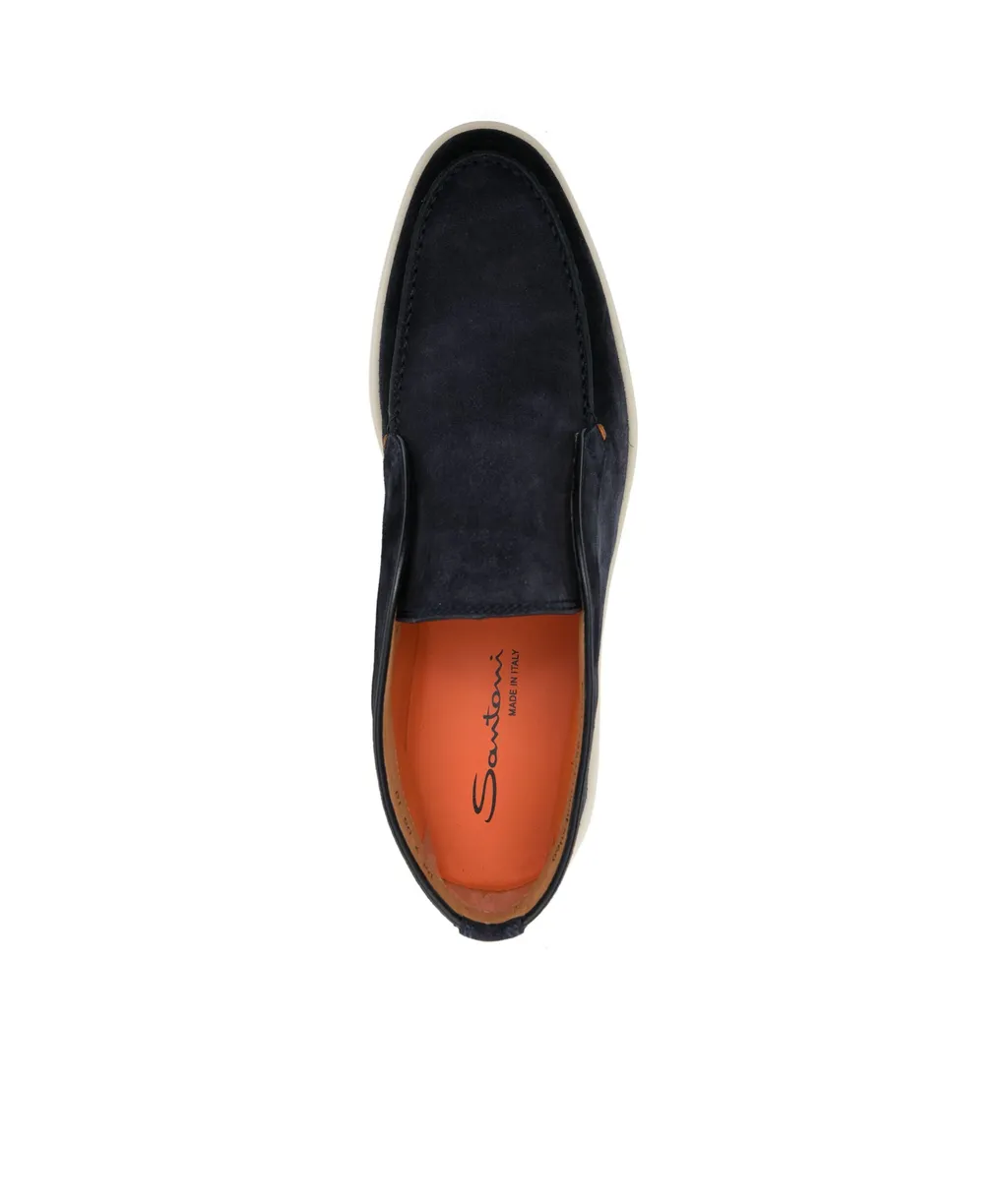 The Same Color Sewing Loafer Shoes