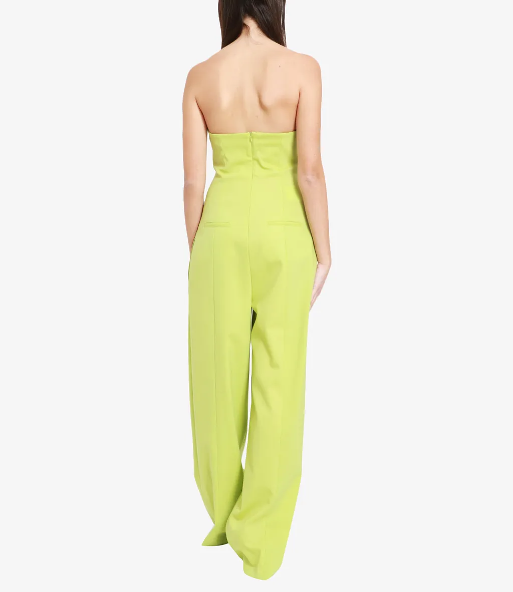 Strapless Straight-Leg Jumpsuit