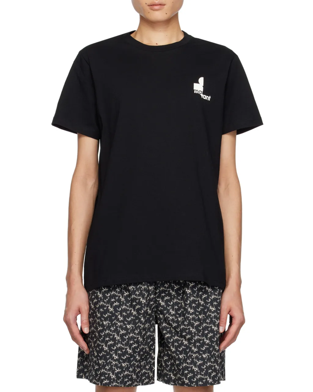 Isabel Marant Logo Printed Crewneck T-Shirt