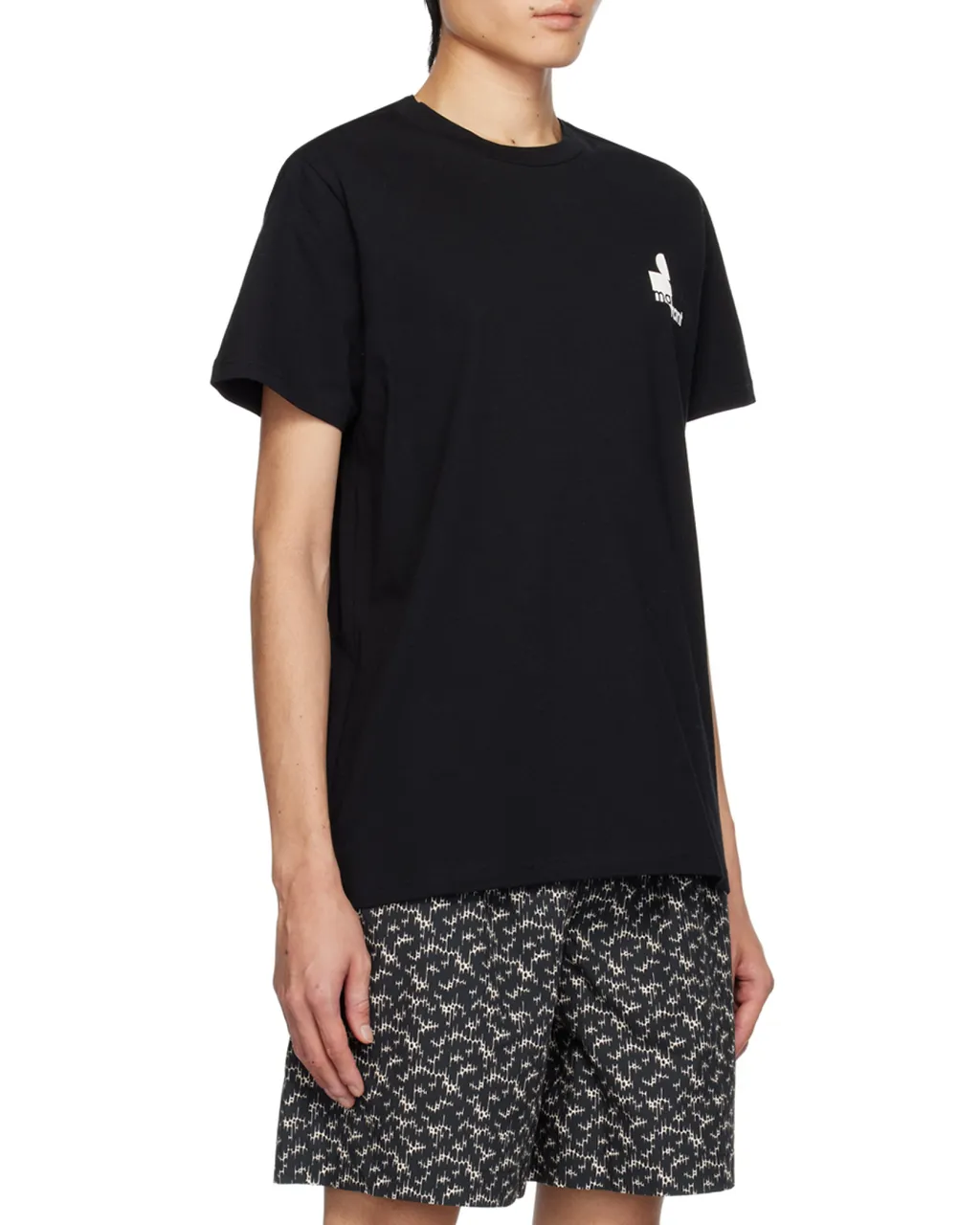 Isabel Marant Logo Printed Crewneck T-Shirt