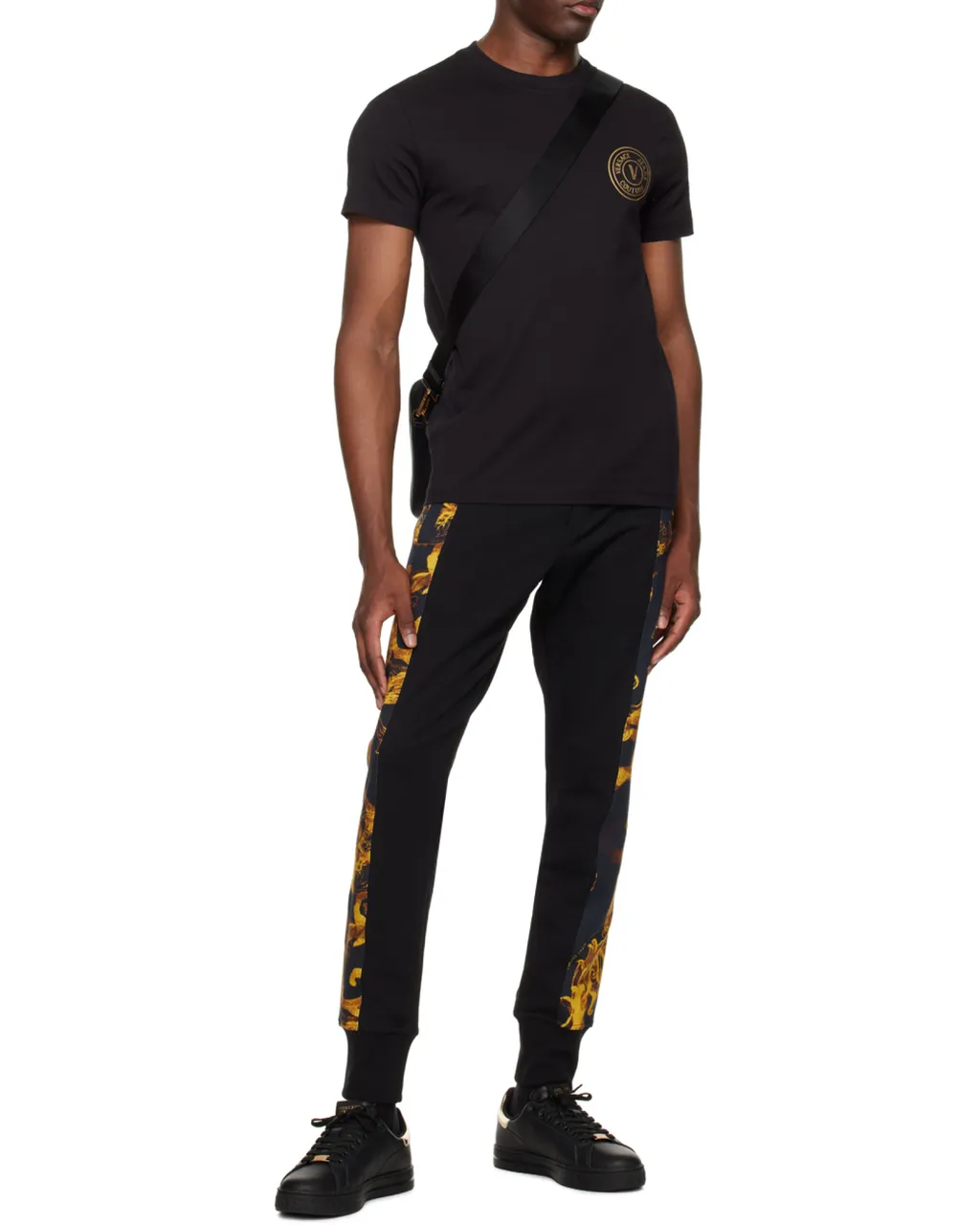 Versace Jeans Couture Logo-Printed Crewneck T-Shirt