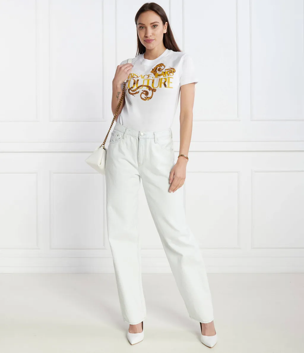 Versace Jeans Couture Barocco Printed Crewneck T-Shirt