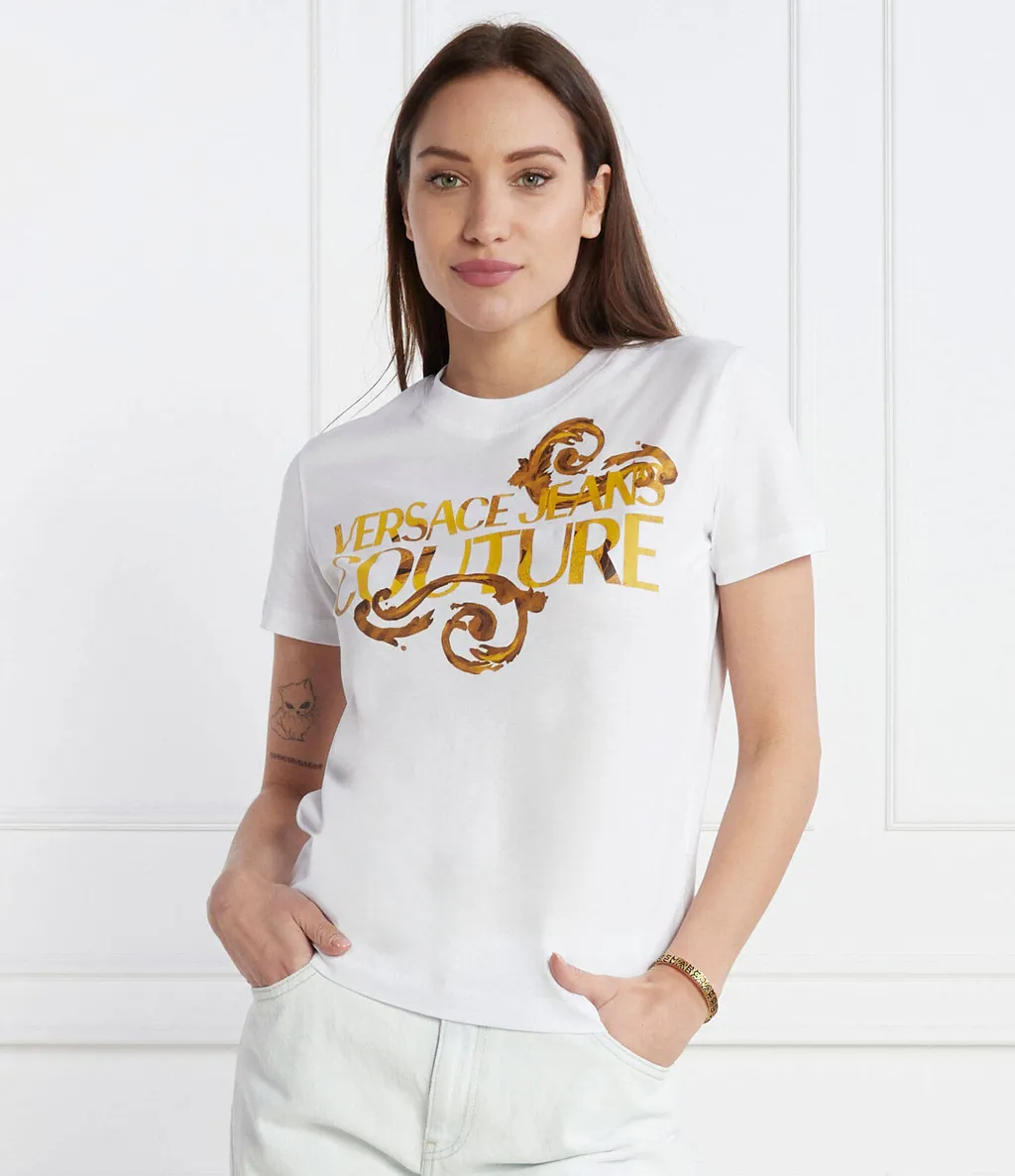 Versace Jeans Couture Barocco Printed Crewneck T-Shirt