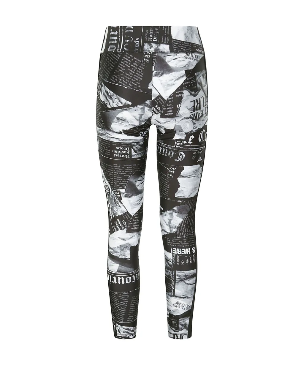 Versace Jeans Couture Allover Graphic Print Leggings
