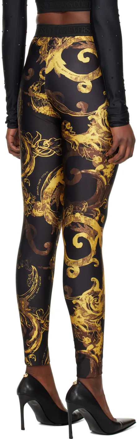Versace Jeans Couture Barocco Printed Leggings