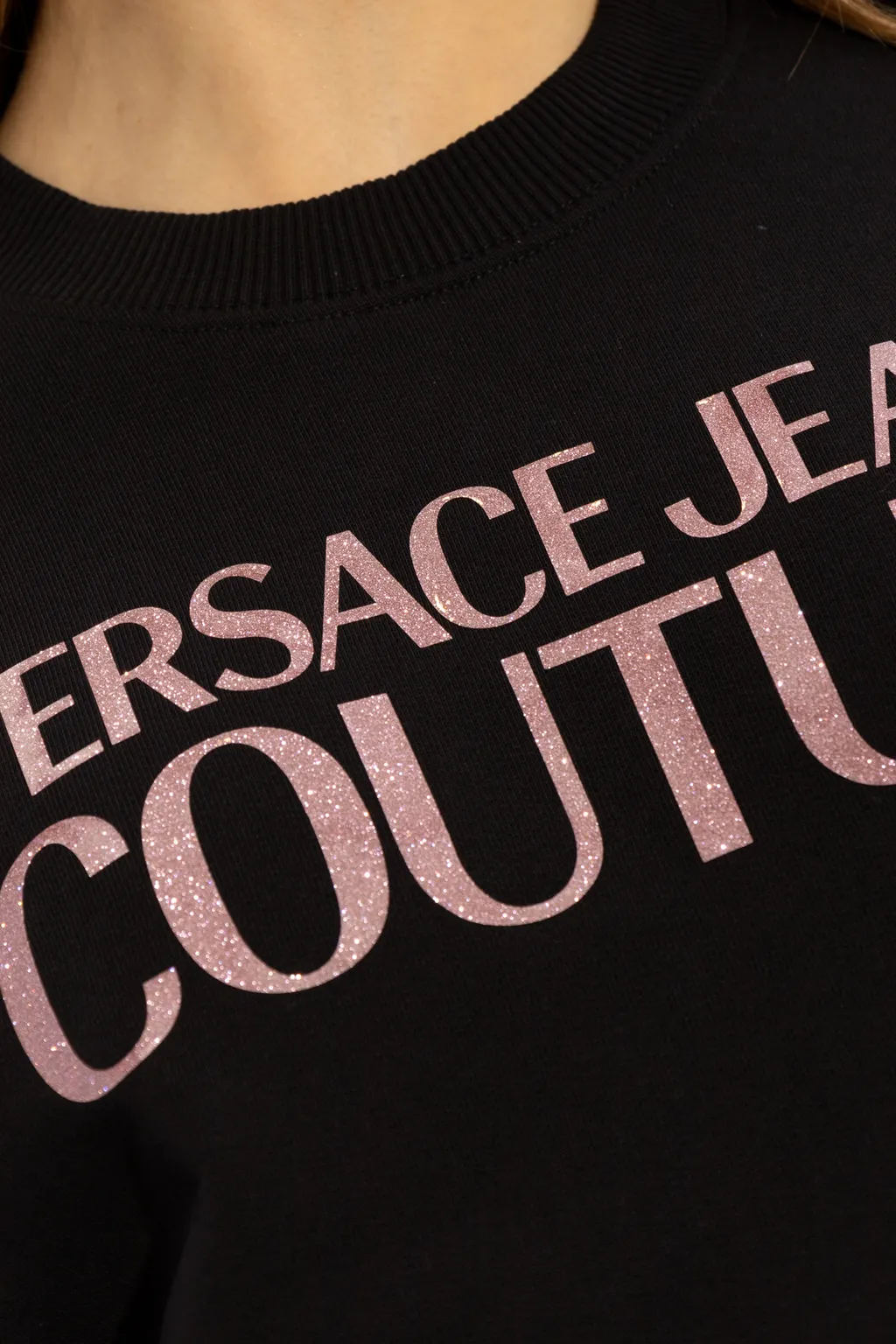 Versace Jeans Couture Logo Printed Crewneck T-Shirt