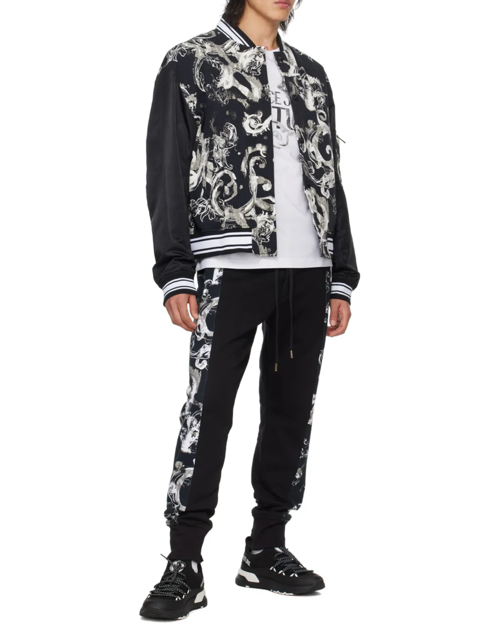 Versace Jeans Couture Logo-Printed Crewneck T-Shirt