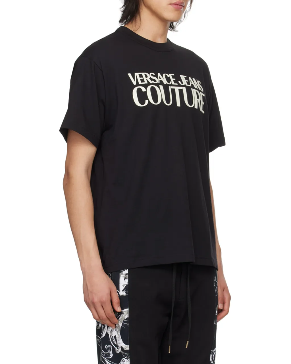 Versace Jeans Couture Logo Printed Crewneck T-Shirt