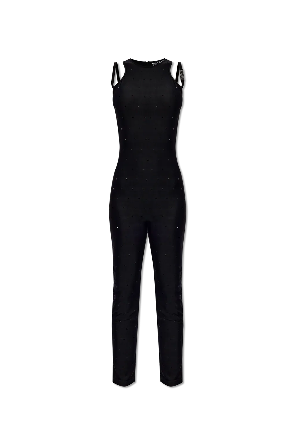 Versace Jeans Couture Embellished Halterneck Sleeveless Jumpsuit