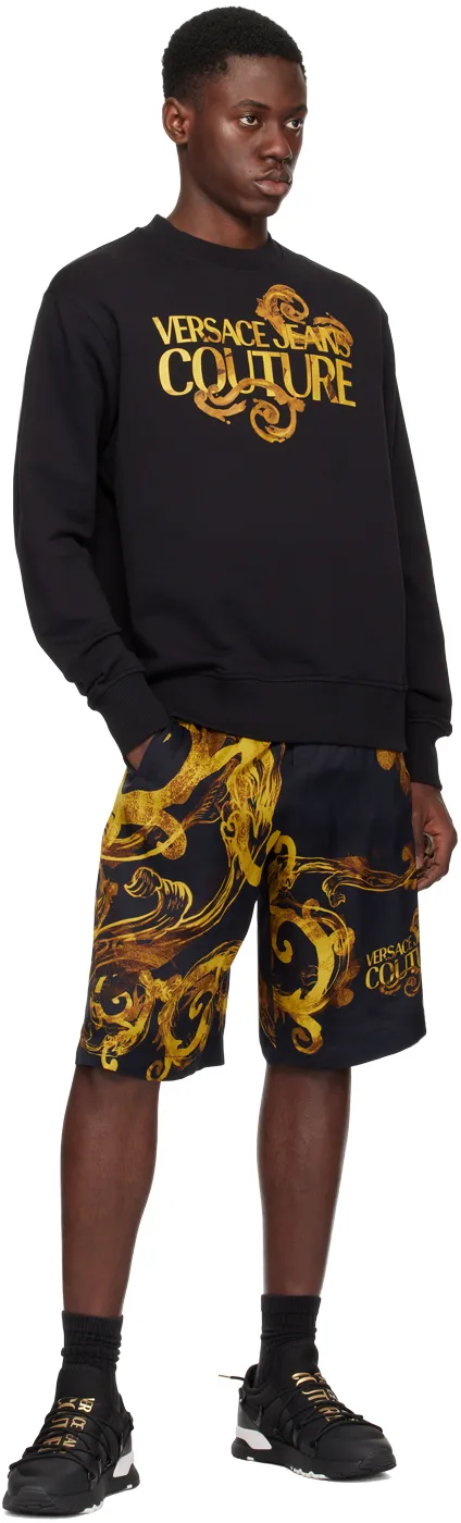 Versace Jeans Couture Watercolour Couture Knee-Length Shorts