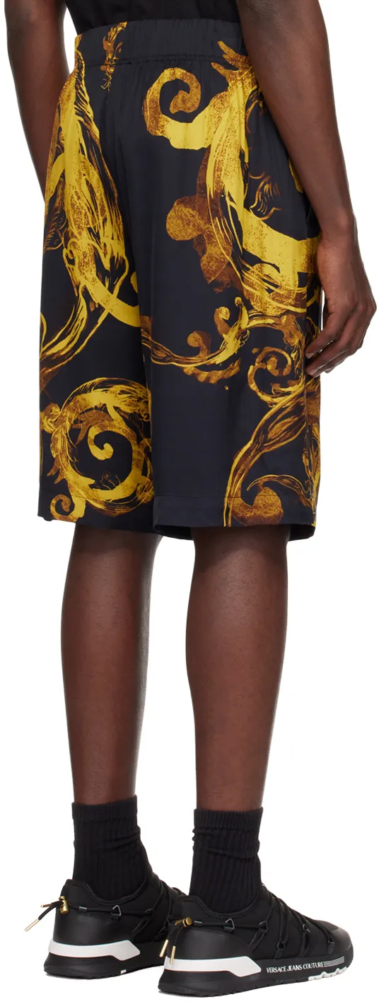 Versace Jeans Couture Watercolour Couture Knee-Length Shorts