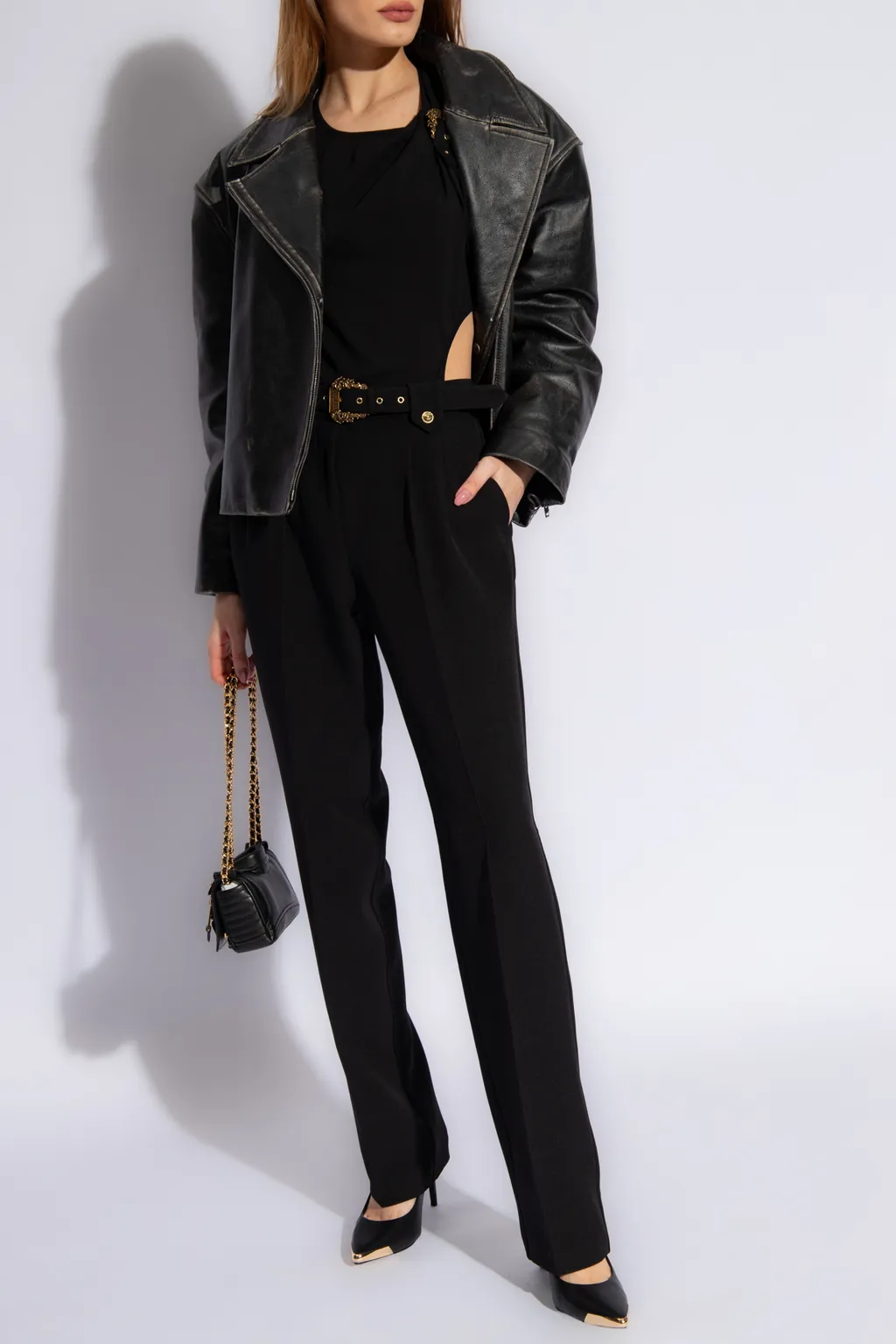 Versace Jeans Couture Cut-Out Detailed Bodysuit