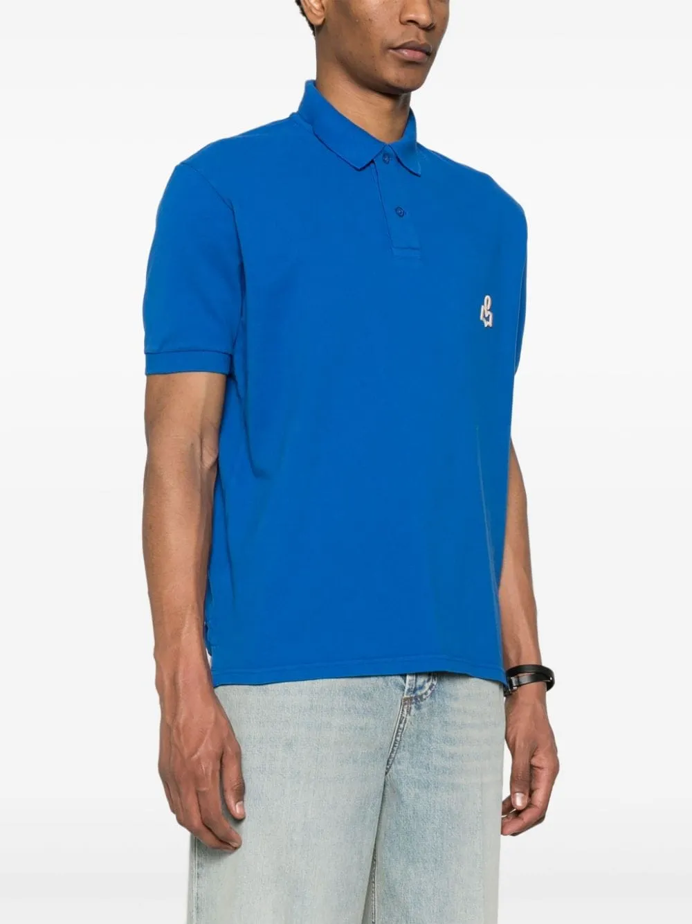 Isabel Marant Afko Logo Embroidered Polo Shirt