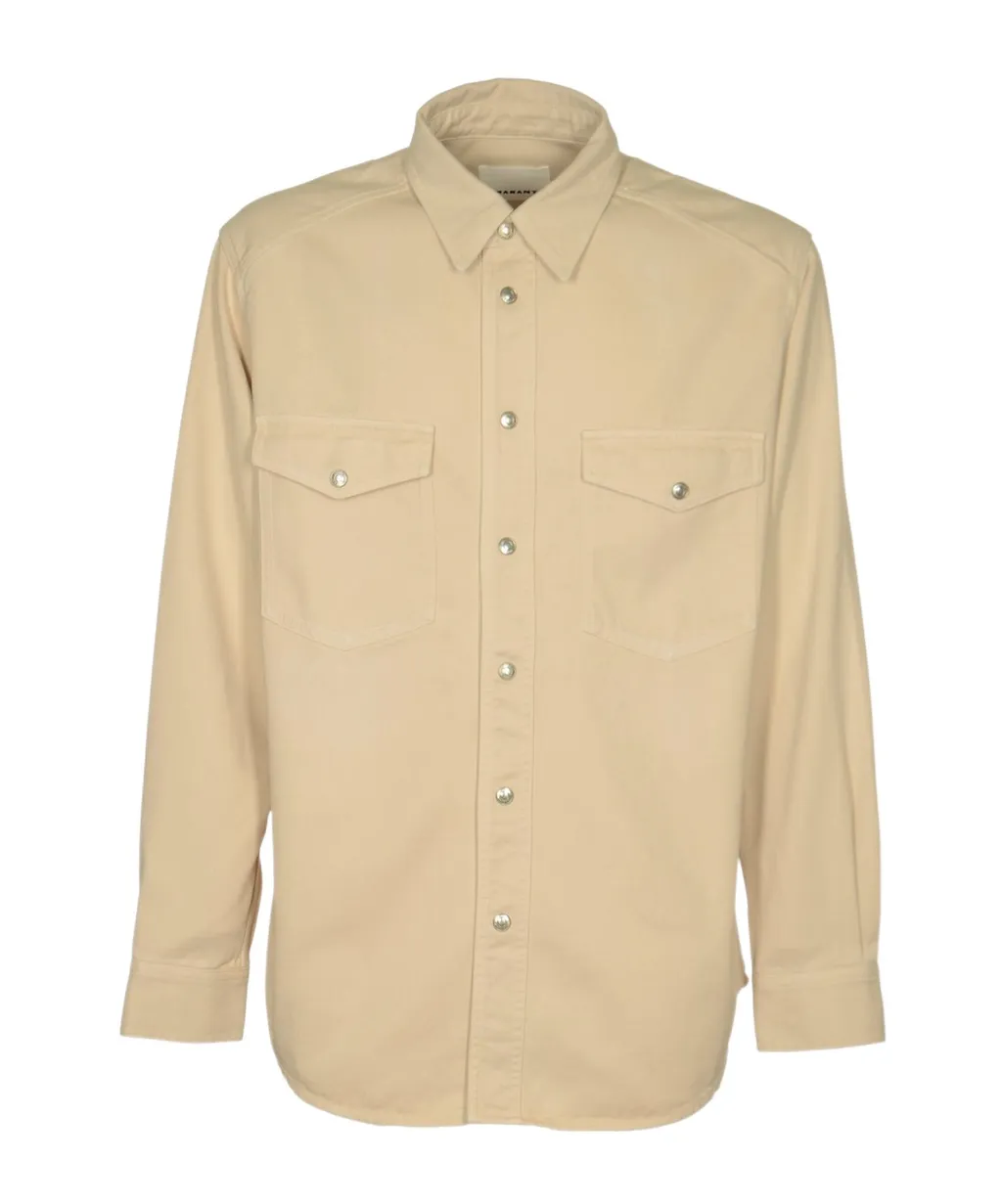 Isabel Marant Long-Sleeved Button-Up Shirt