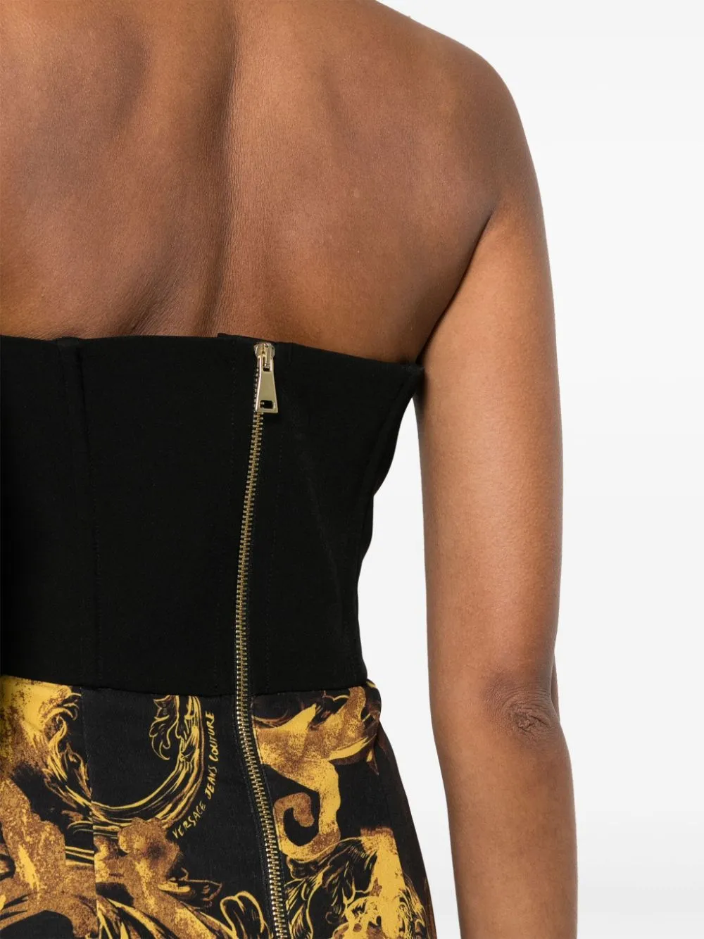 Barocco-Print Mini Dress