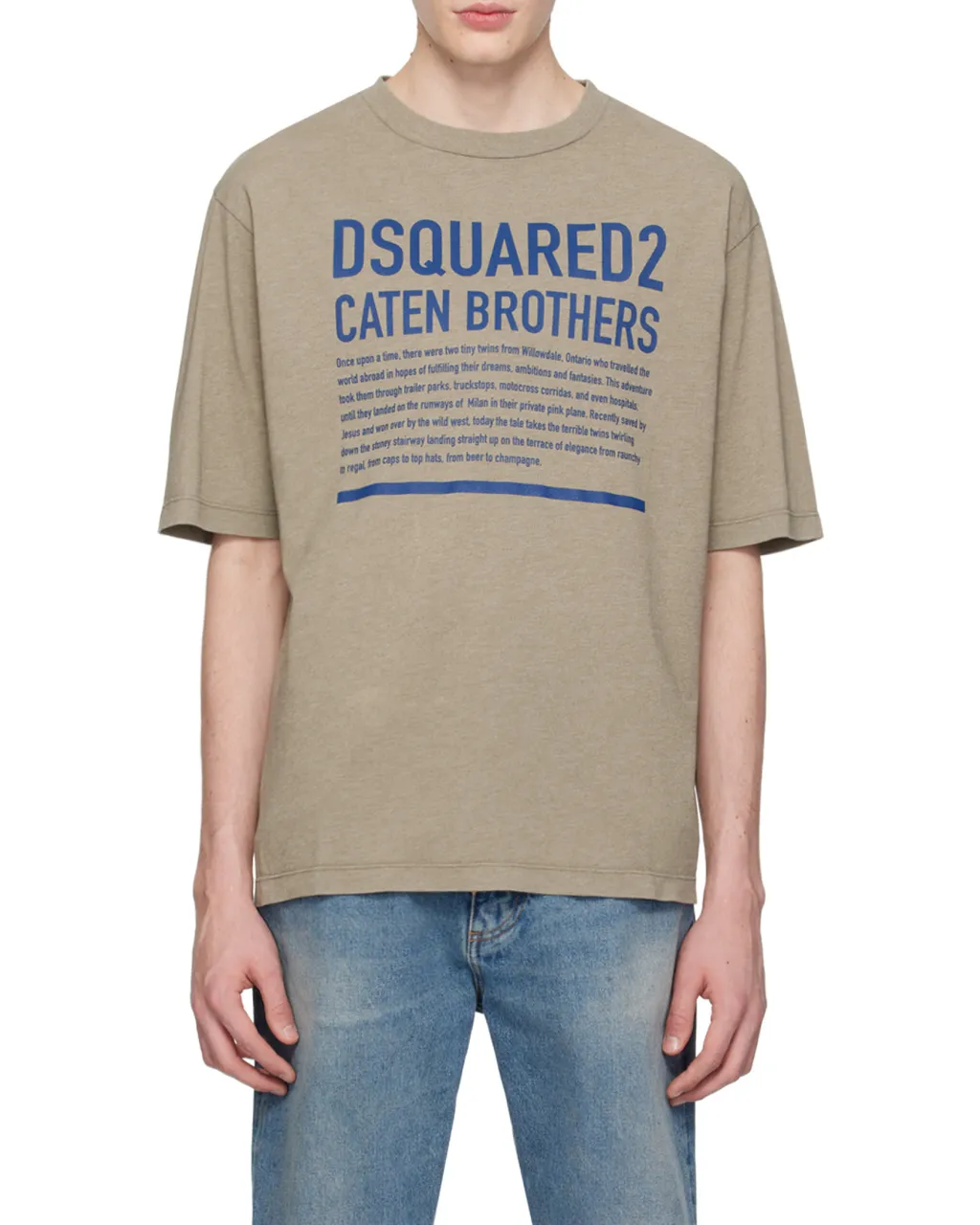 Dsquared2 Logo Printed Crewneck T-Shirt
