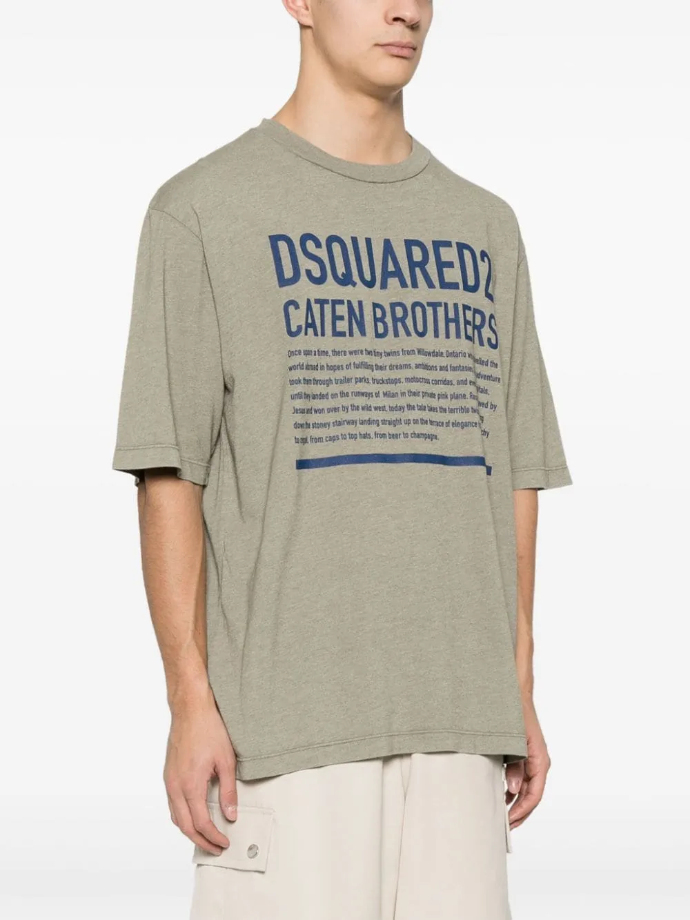 Dsquared2 Logo Printed Crewneck T-Shirt