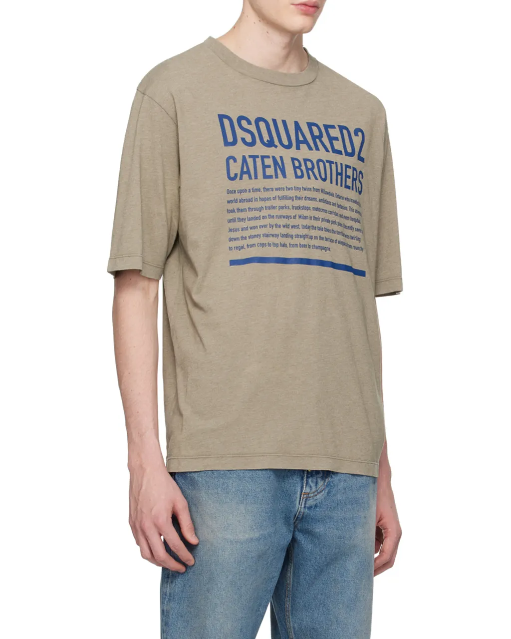 Dsquared2 Logo Printed Crewneck T-Shirt