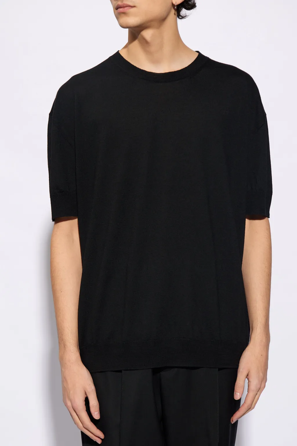 Jil Sander Short-Sleeved Knitted T-Shirt