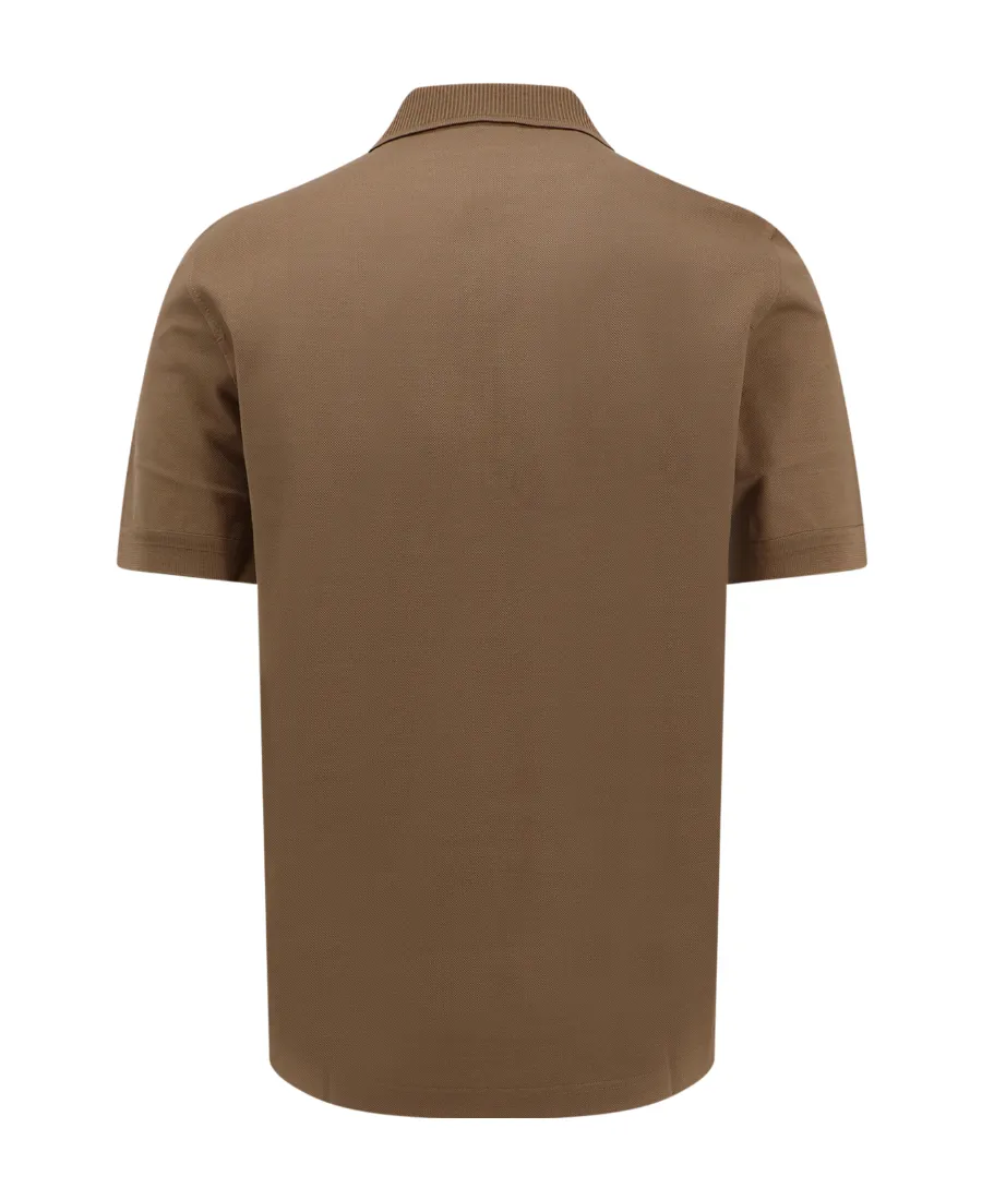 Polo Shirt With Lapel Short Sleeve