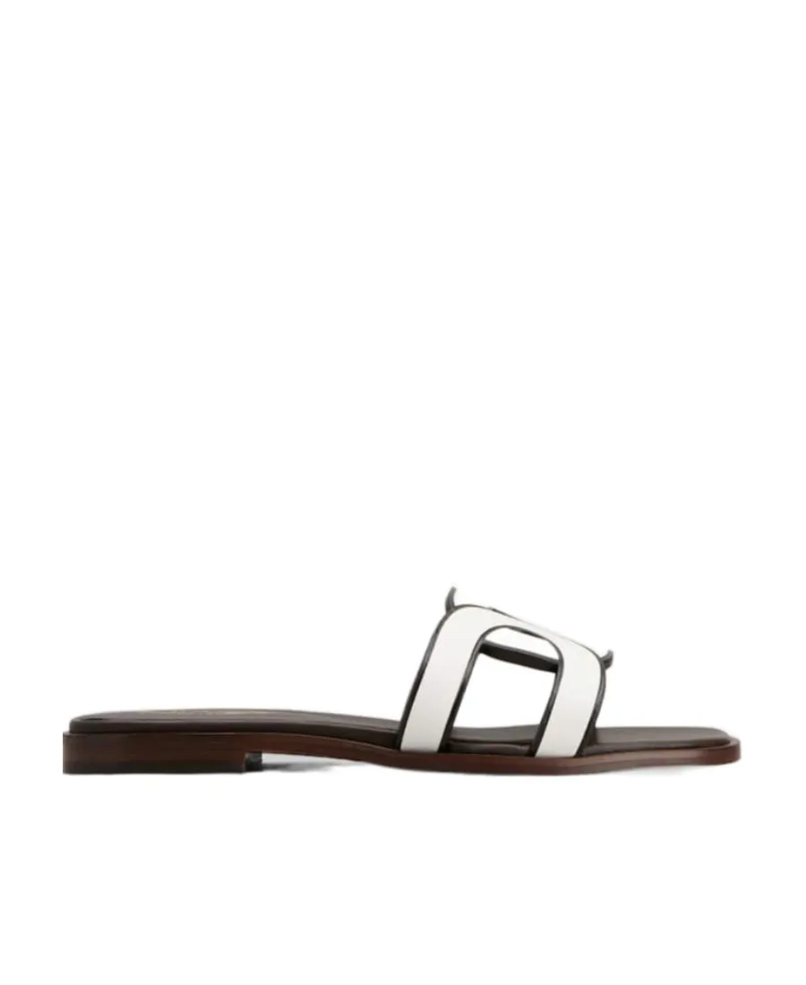 Tod's Logo Strap Slip-On Sandals