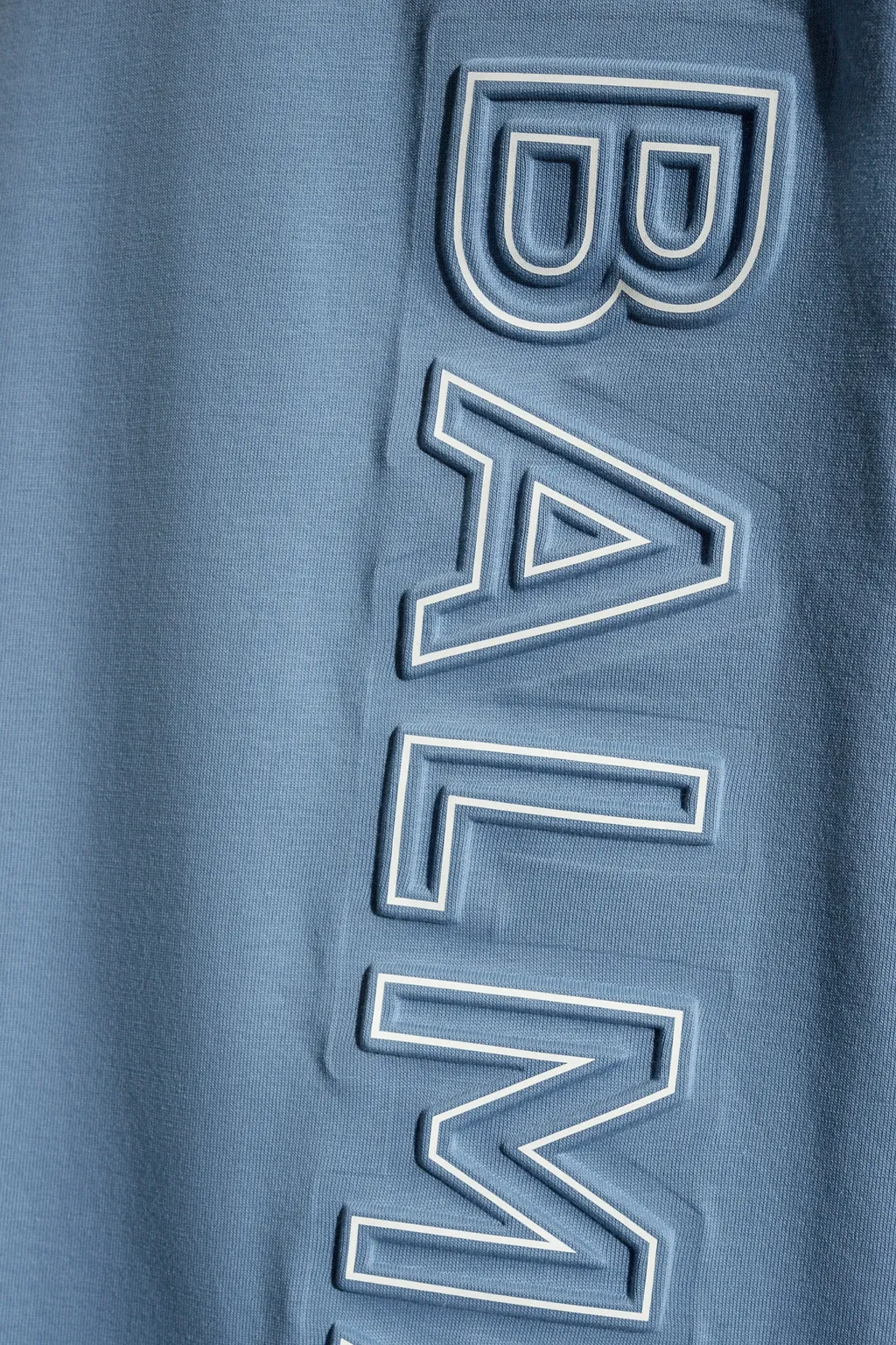 Balmain Logo Embossed Crewneck T-Shirt