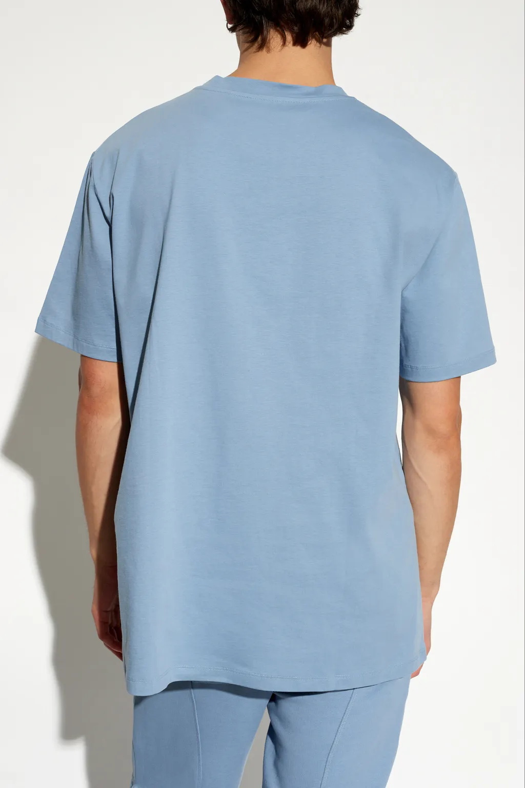 Balmain Logo Embossed Crewneck T-Shirt