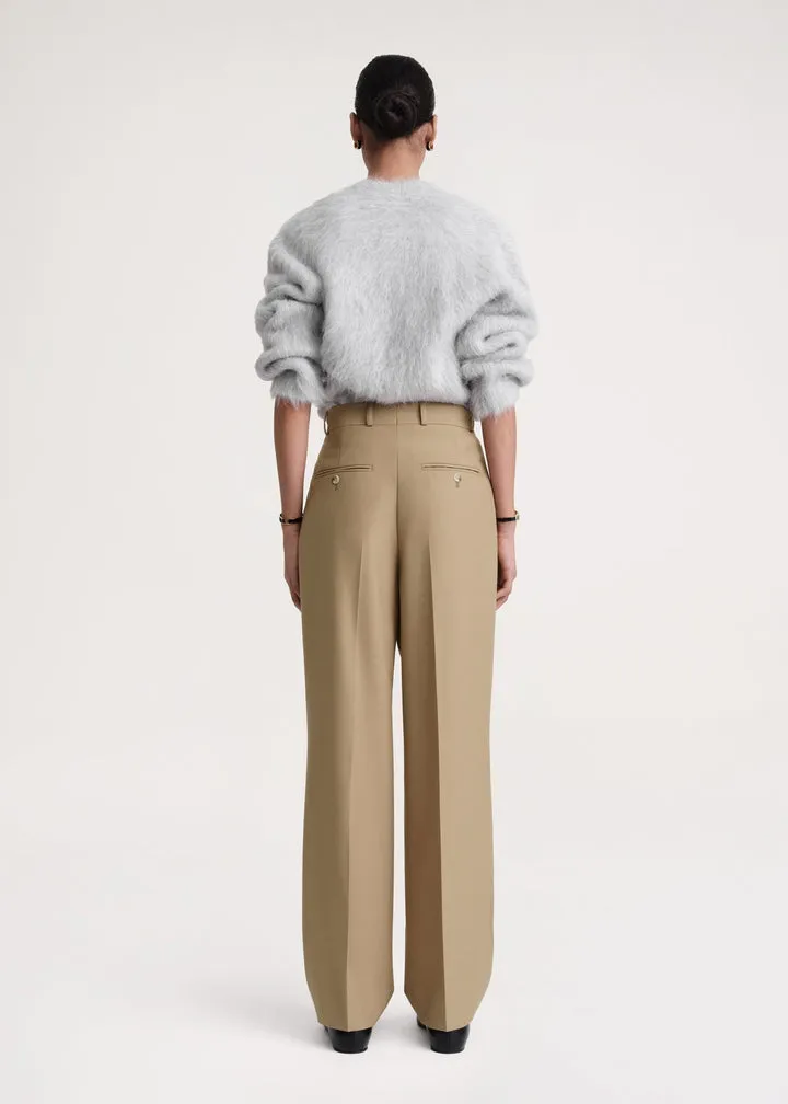 High-Waist Tailored Trousers