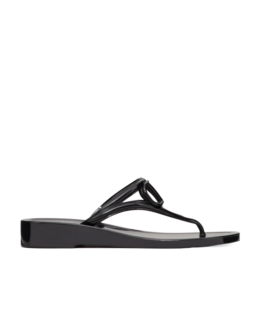 Valentino Vlogo Signature Slip-On Flip Flops