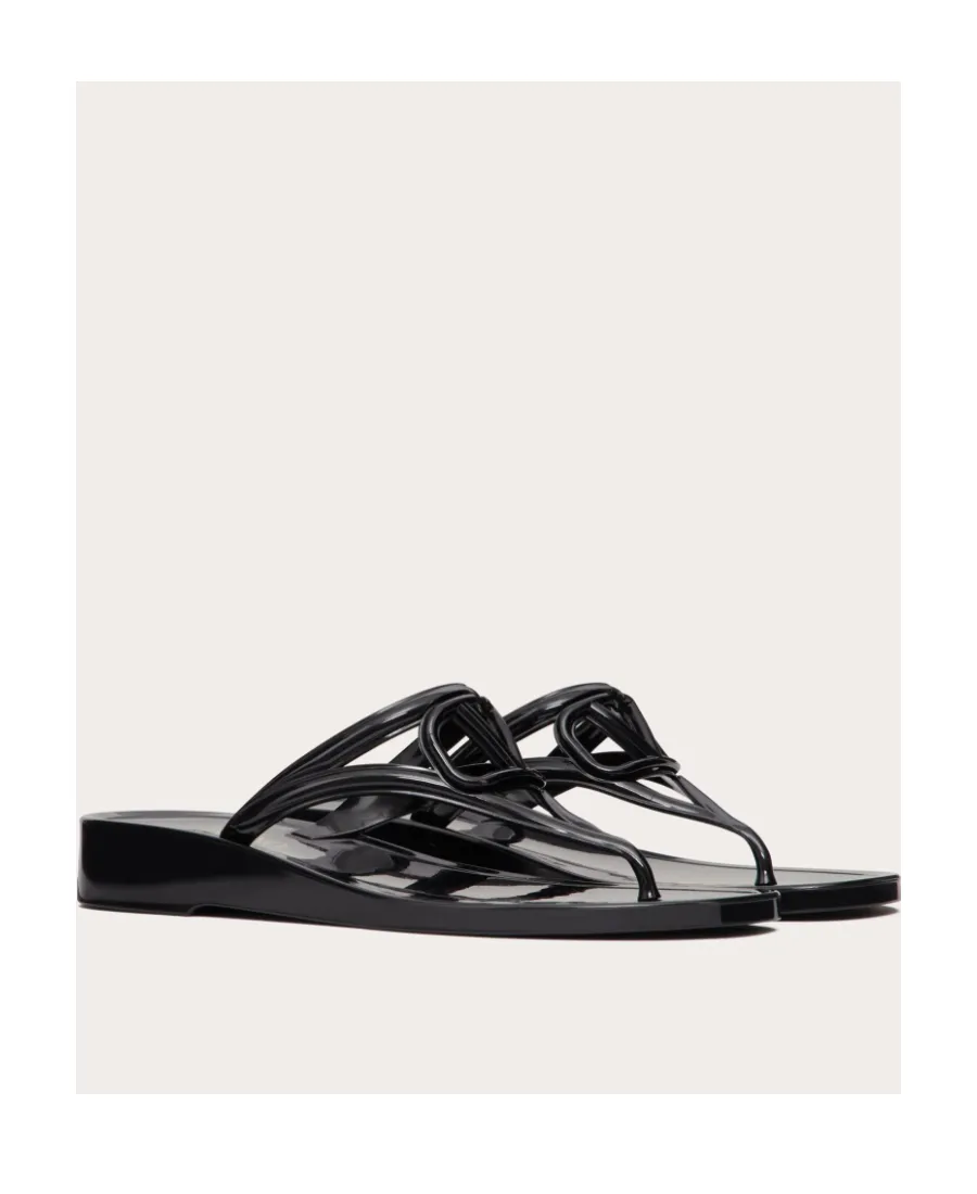 Valentino Vlogo Signature Slip-On Flip Flops