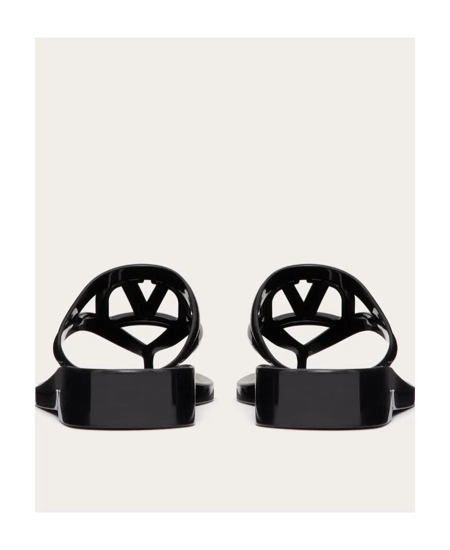 Valentino Vlogo Signature Slip-On Flip Flops