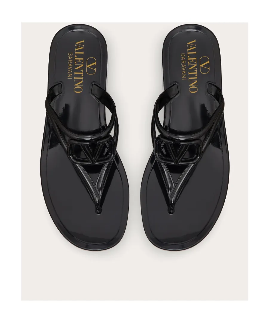 Valentino Vlogo Signature Slip-On Flip Flops