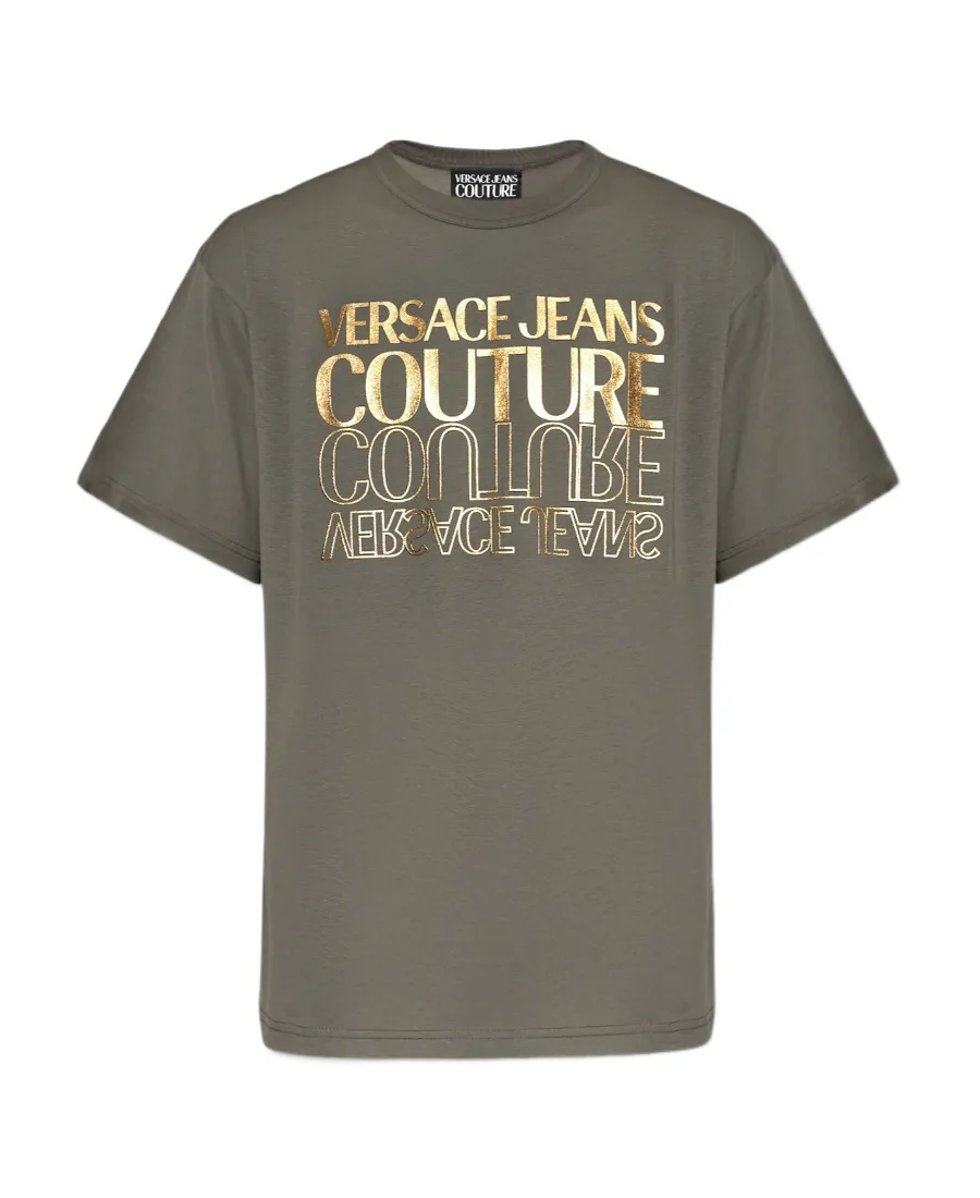 Versace Jeans Couture Logo Printed Crewneck T-Shirt