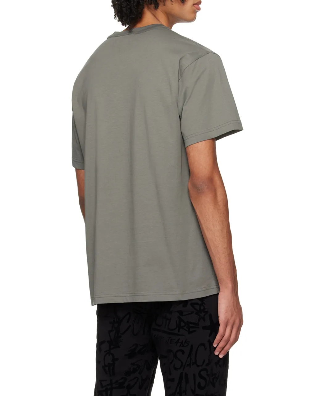 Versace Jeans Couture Logo Printed Crewneck T-Shirt
