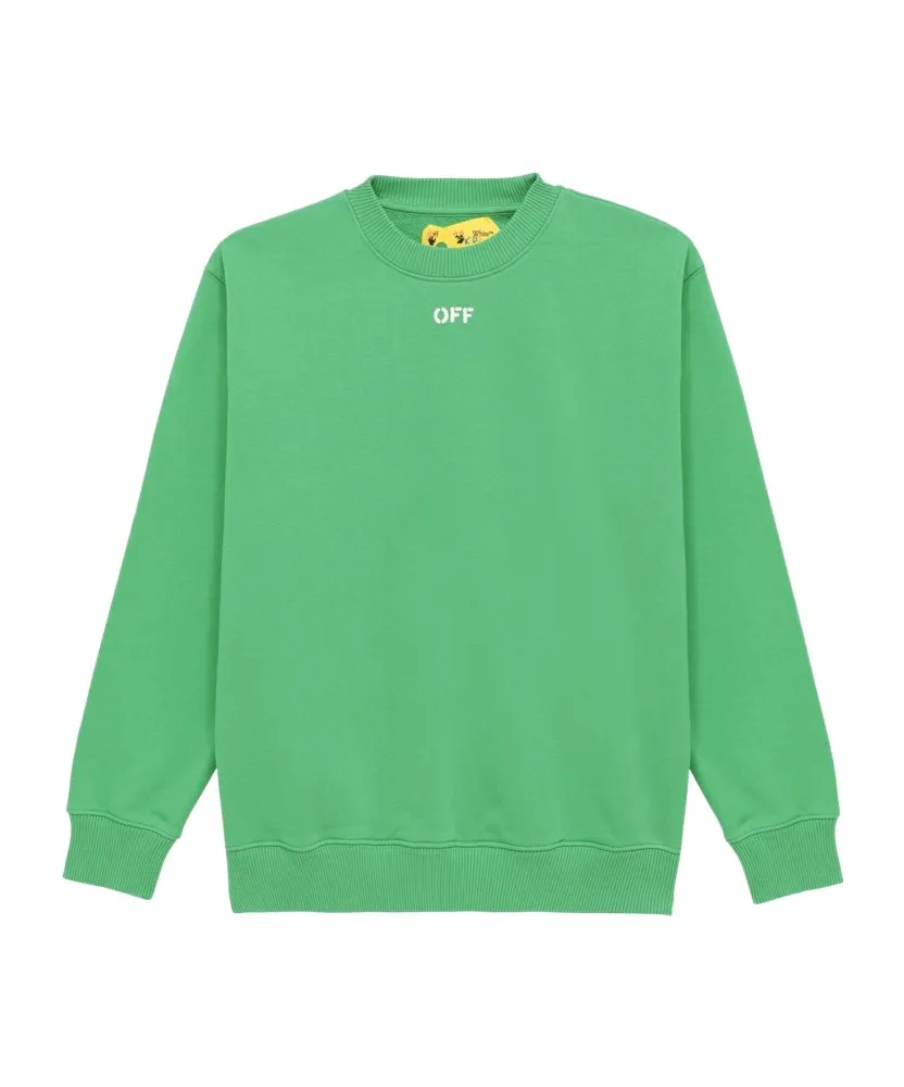 Arrow-Print Cotton Sweatshirt