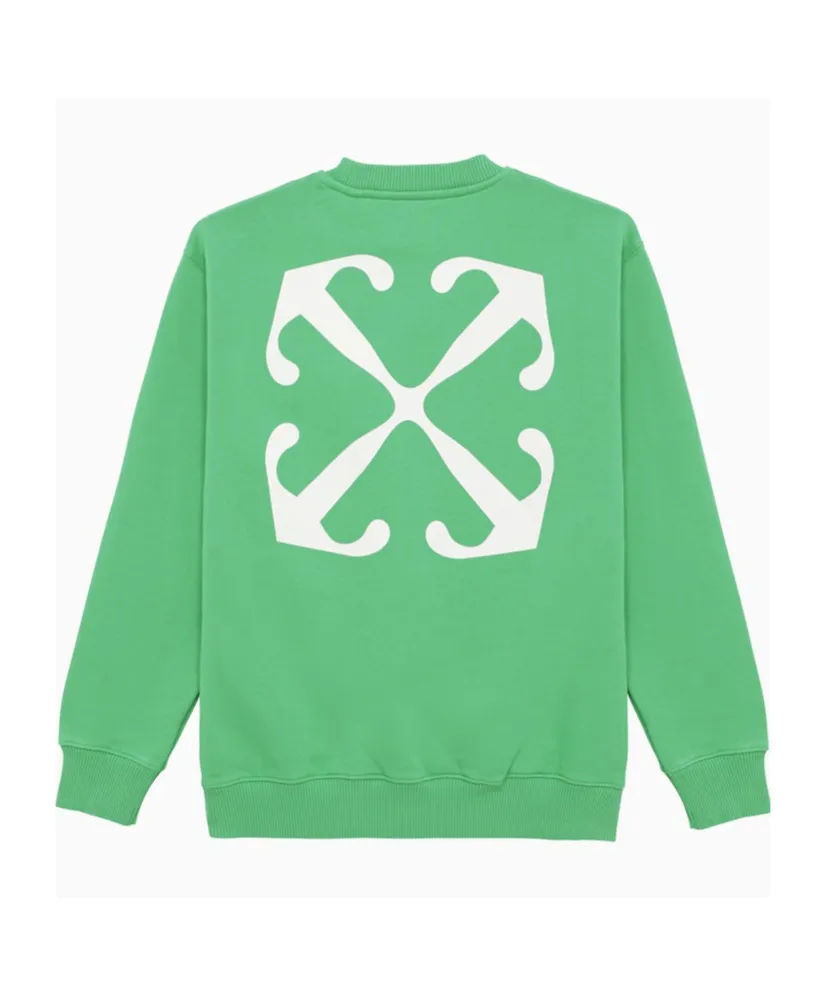 Arrow-Print Cotton Sweatshirt
