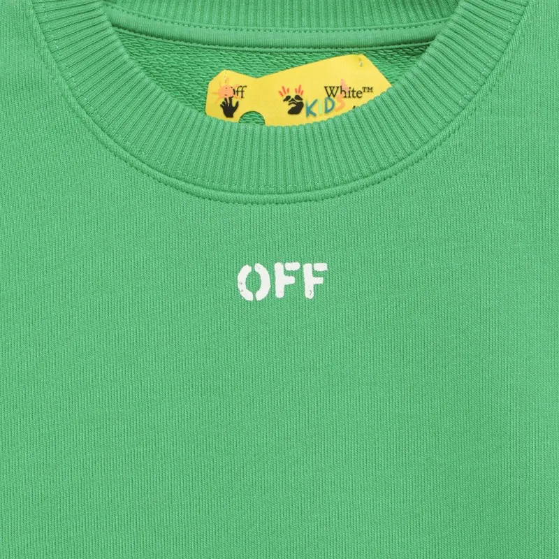 Arrow-Print Cotton Sweatshirt