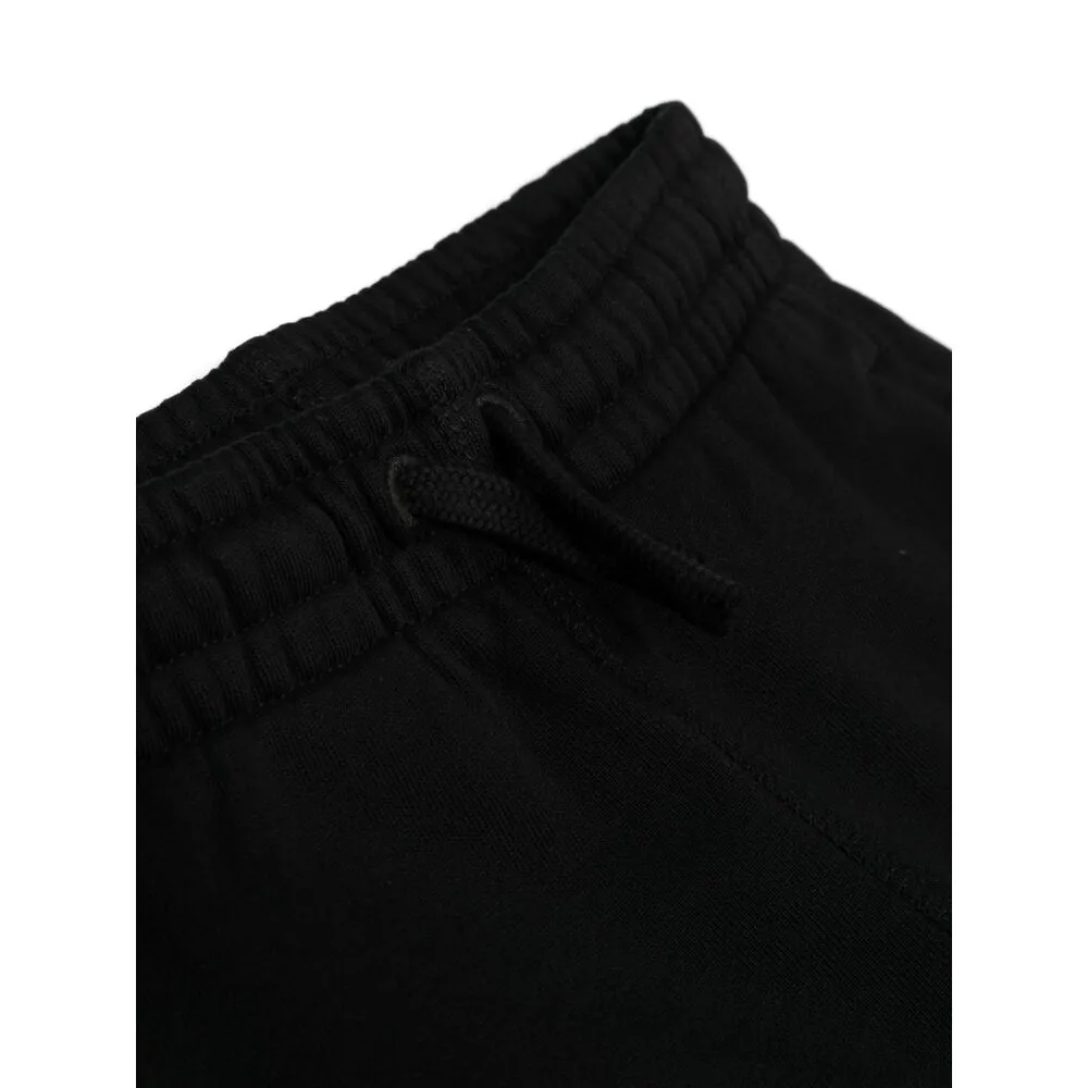 Diag-Stripe Cotton Track Shorts