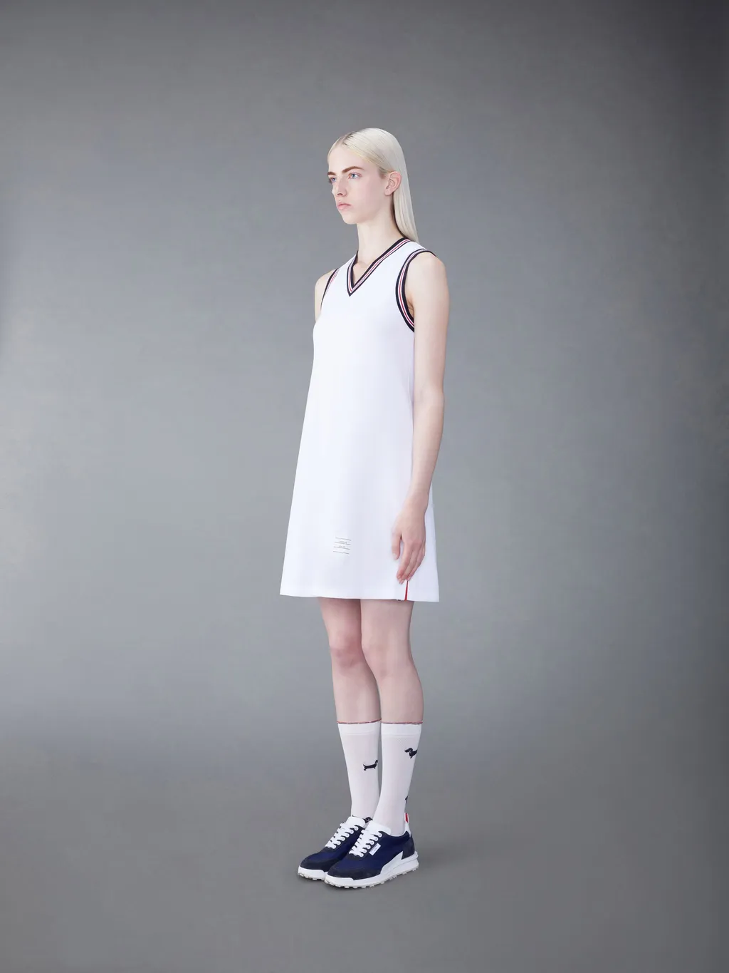 V-Neck Sleeveless Dress