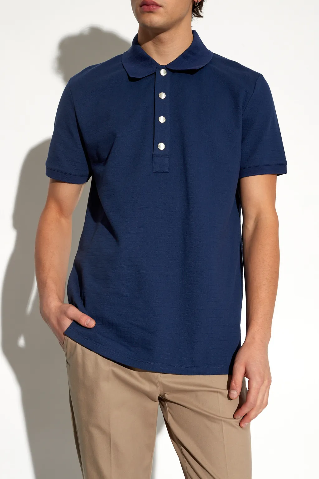Balmain Short Sleeved Polo Shirt