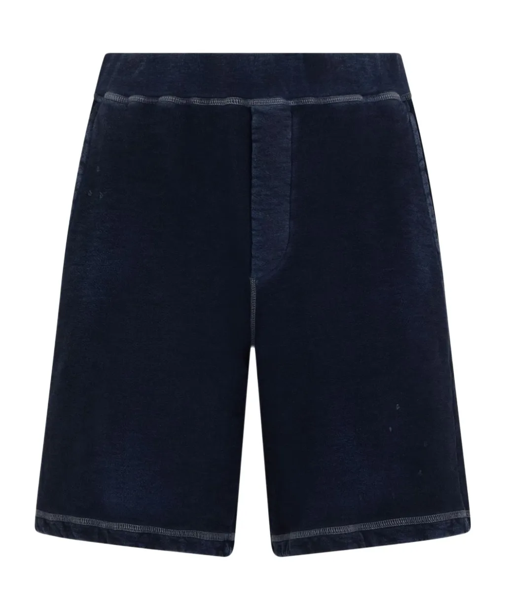Dsquared2 Logo Printed Worn Out Effect Shorts