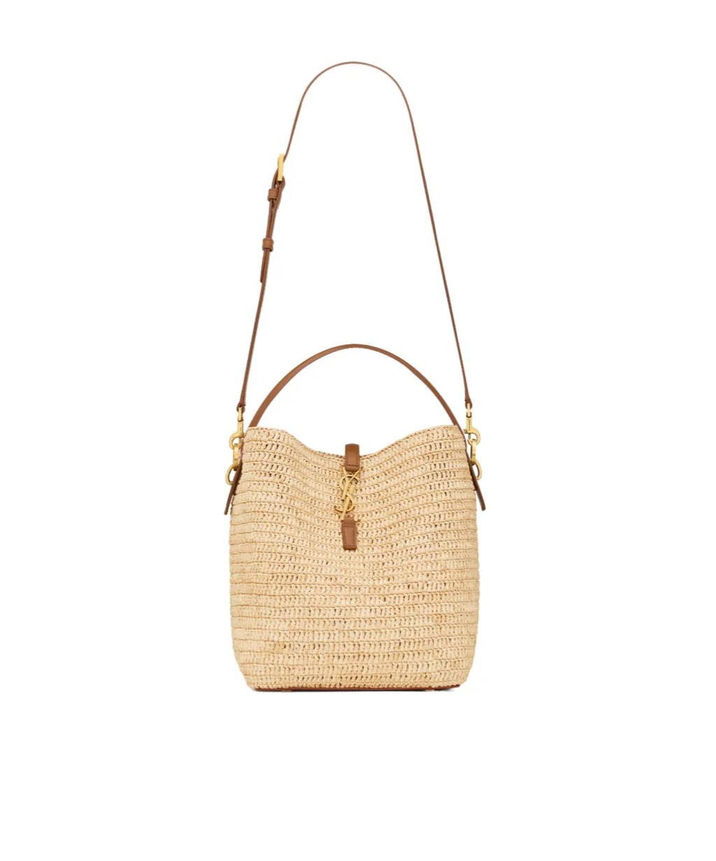 Saint Laurent Le 37 Logo Plaque Bucket Bag