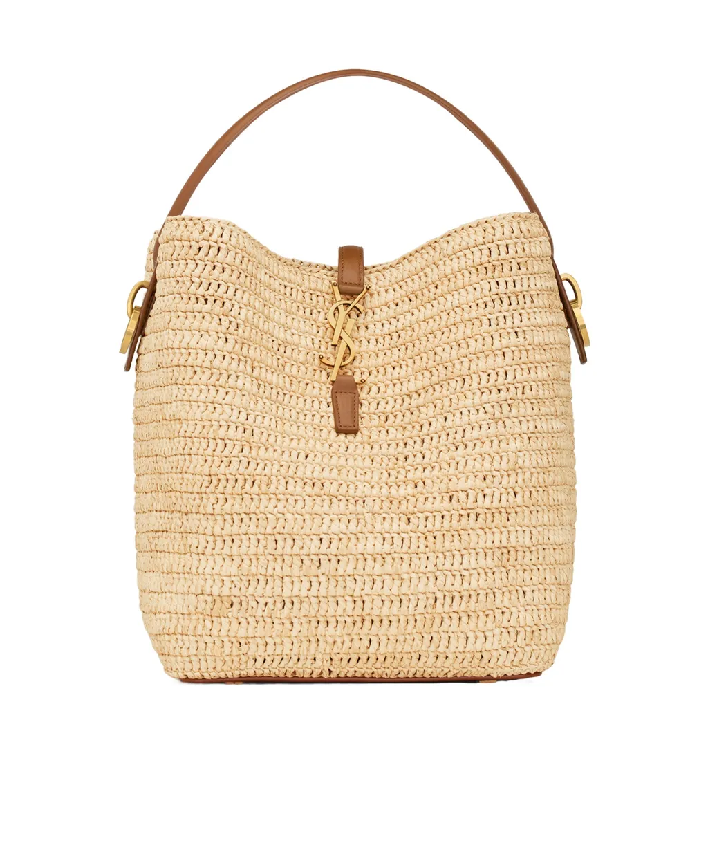 Saint Laurent Le 37 Logo Plaque Bucket Bag