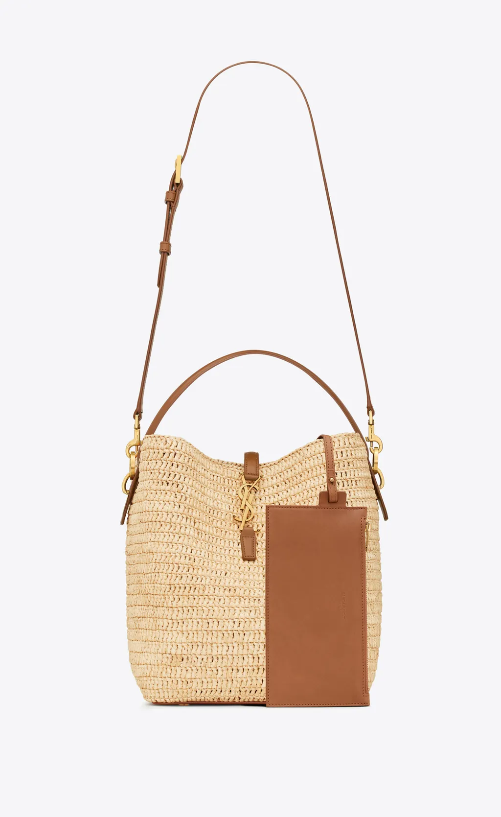Saint Laurent Le 37 Logo Plaque Bucket Bag