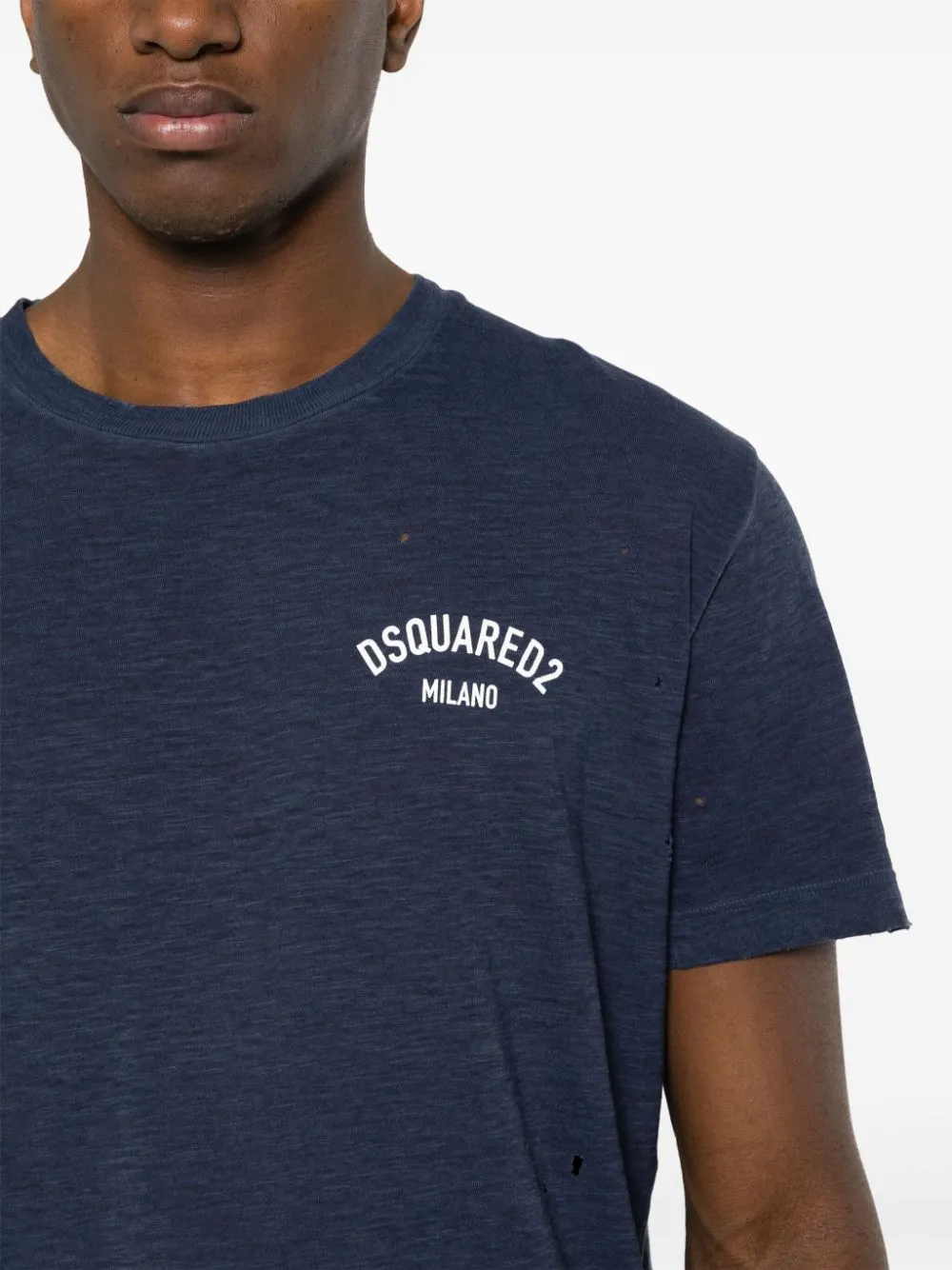 Dsquared2 Logo Printed Crewneck T-Shirt
