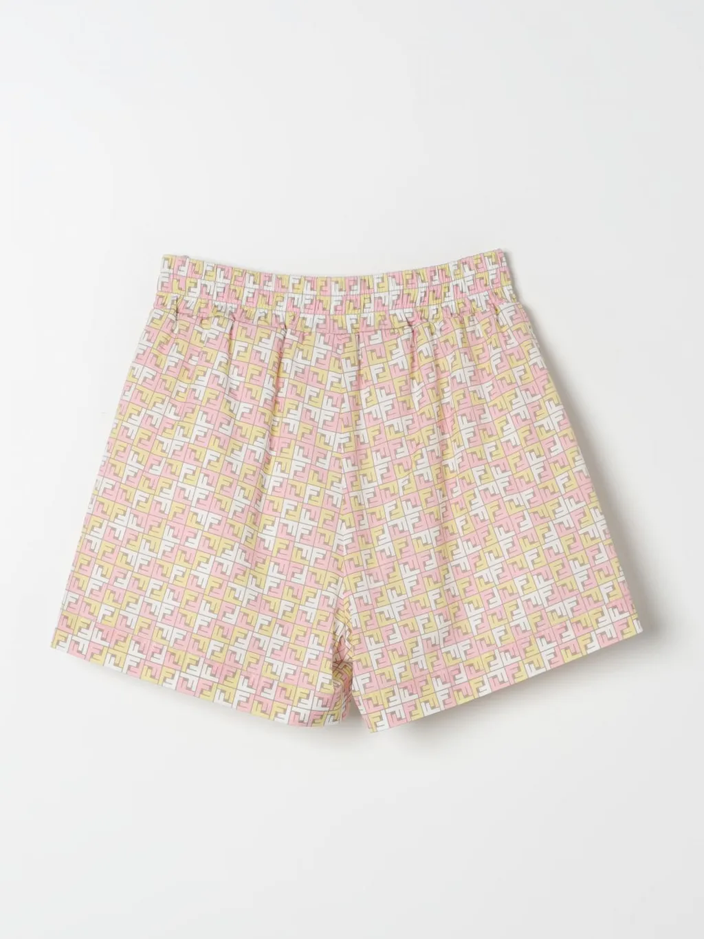 Fendi Kids Ff Printed Elasticated Waistband Shorts